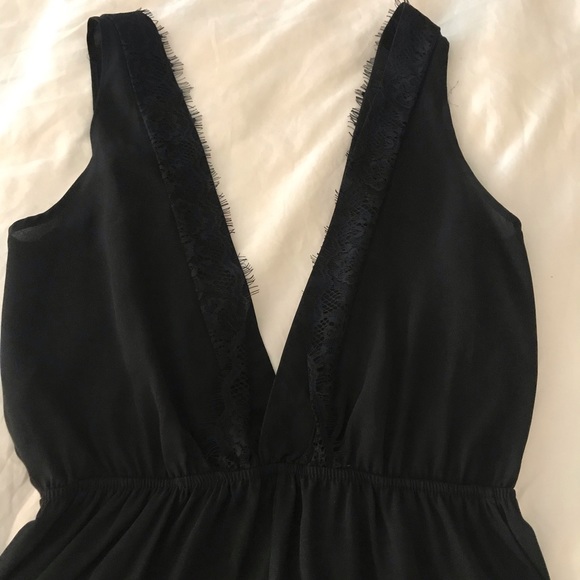 Lace Trim Romper - Picture 2 of 4